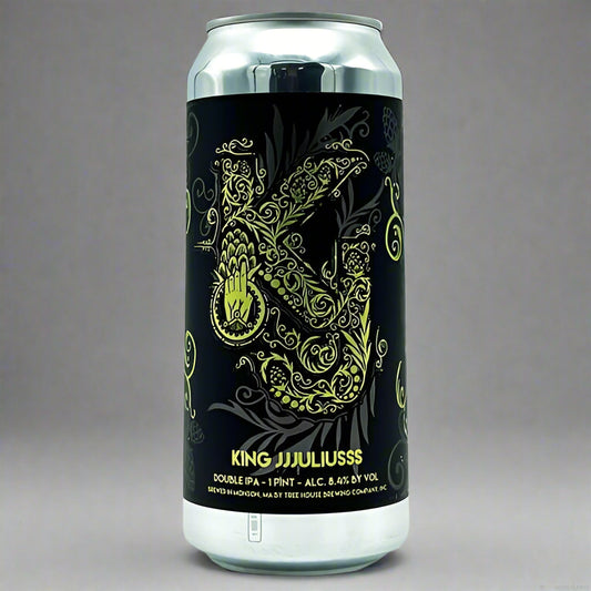 "Blik King JJJuliusss Double IPA van Tree House Brewing Company"